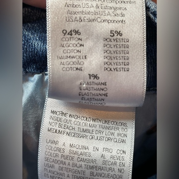 MOTHER Jeans Women’s Size 25 High Waisted Looker Ankle Fray in Walking on Coals - Picture 12 of 14